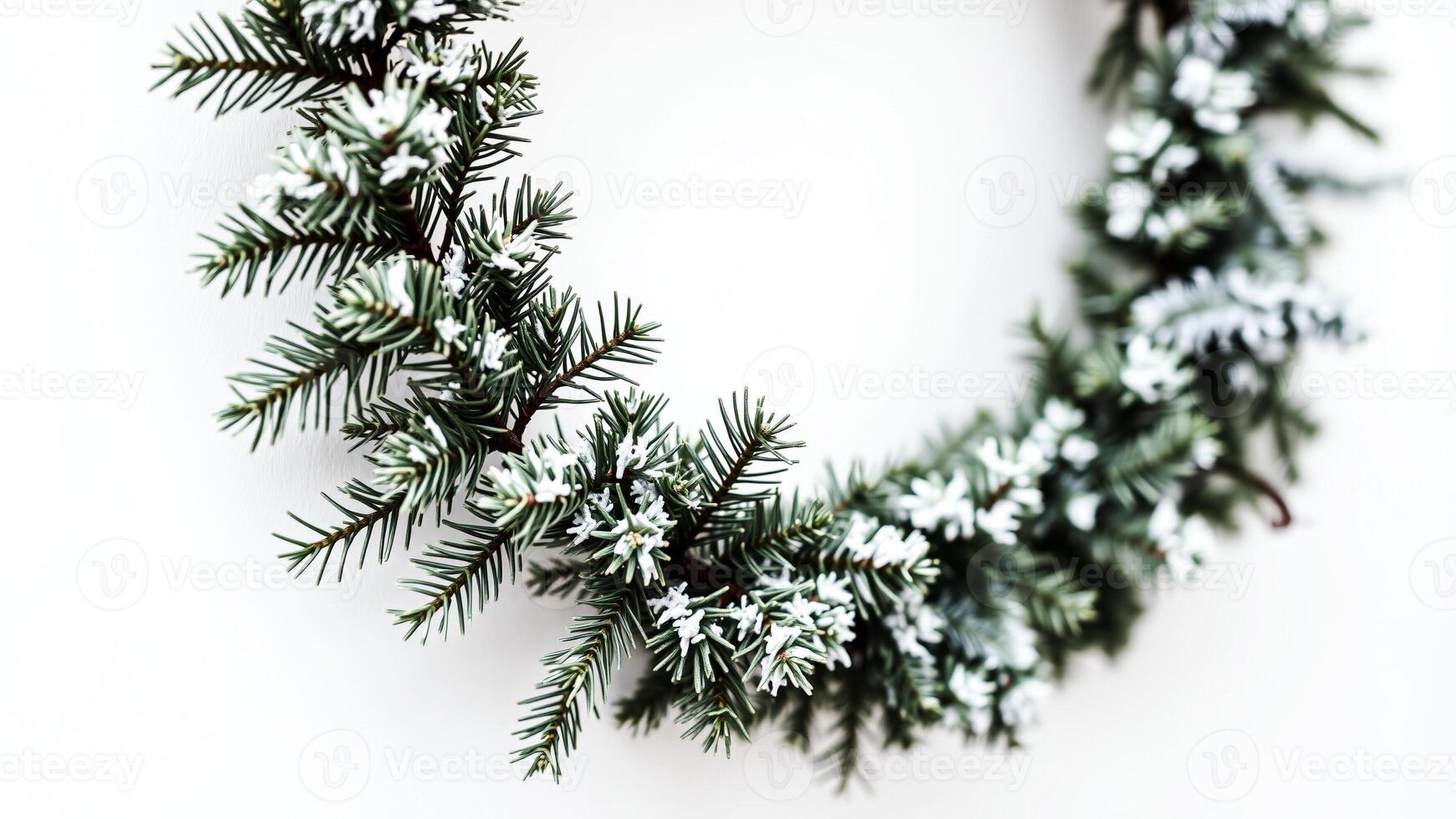 Frosty Pine Wreath photo