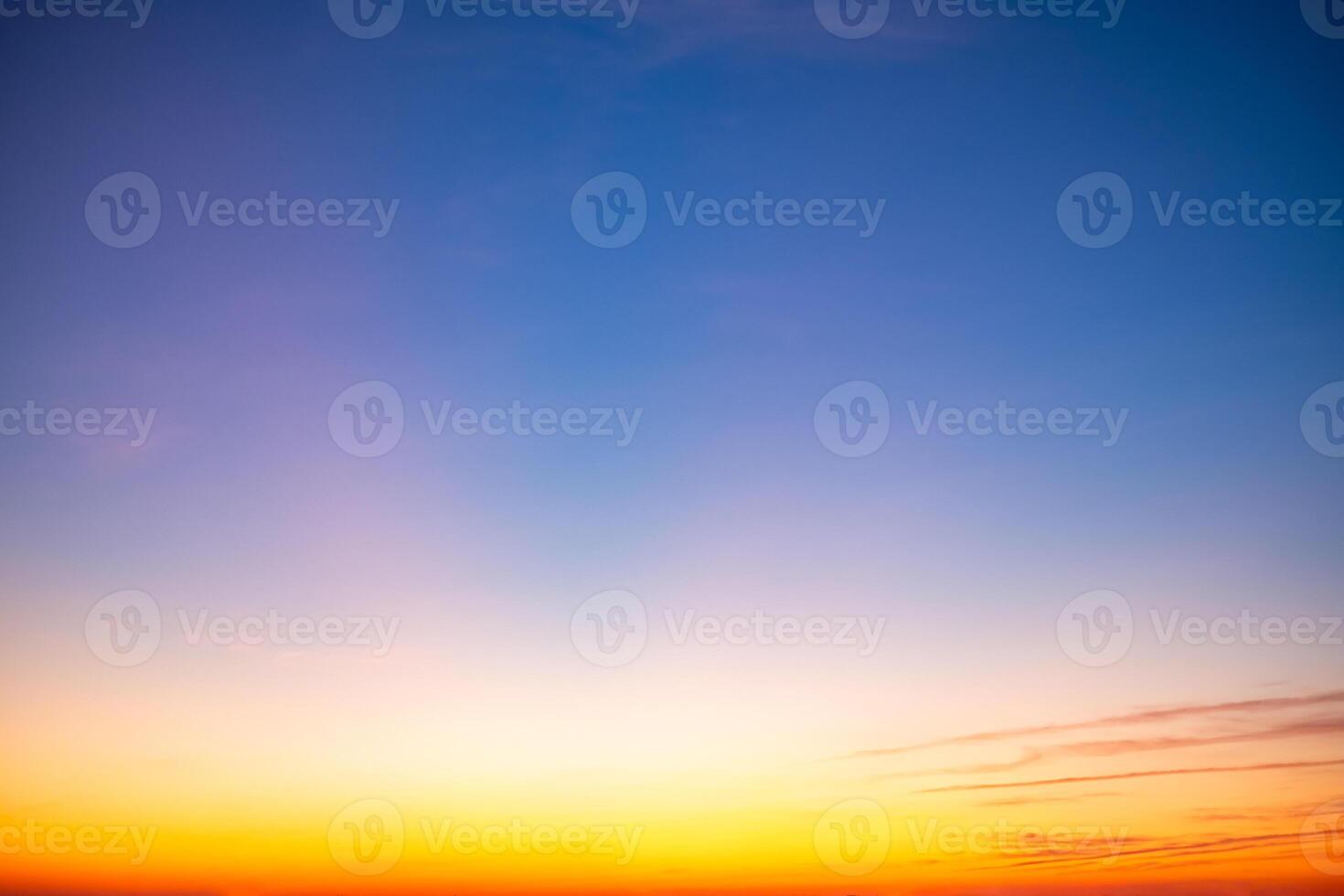 Beautiful , luxury soft gradient orange gold clouds and sunlight on the blue sky perfect for the background, take in everning,Twilight, Large size, high definition landscape photo