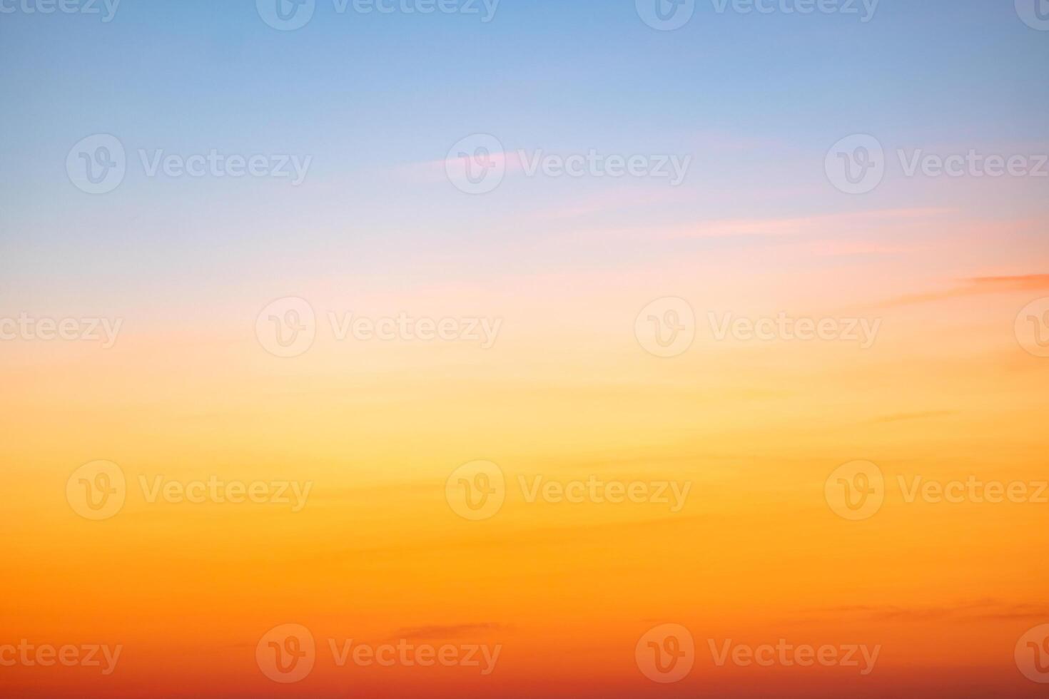 Beautiful , luxury soft gradient orange gold clouds and sunlight on the blue sky perfect for the background, take in everning,Twilight, Large size, high definition landscape photo