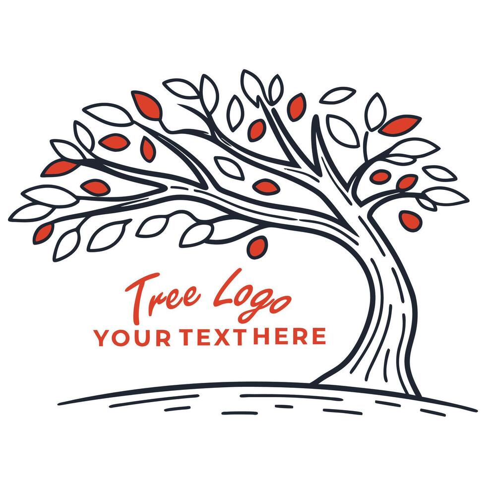 Tree Logo Resonate. vector