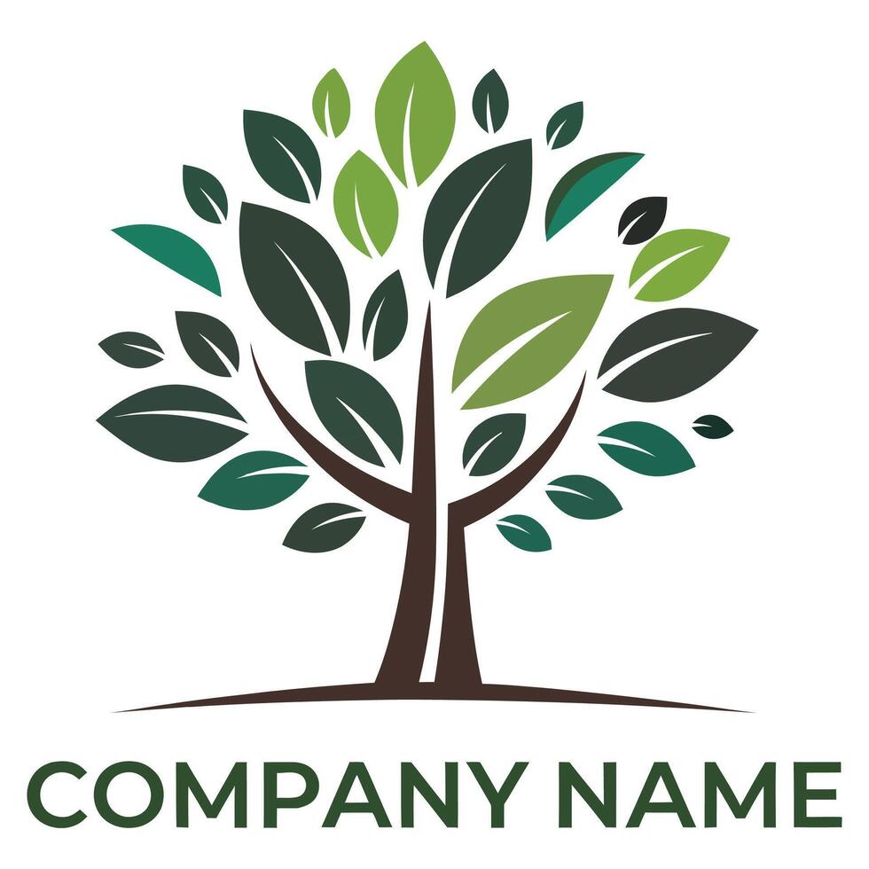 Timeless Tree Logo. vector