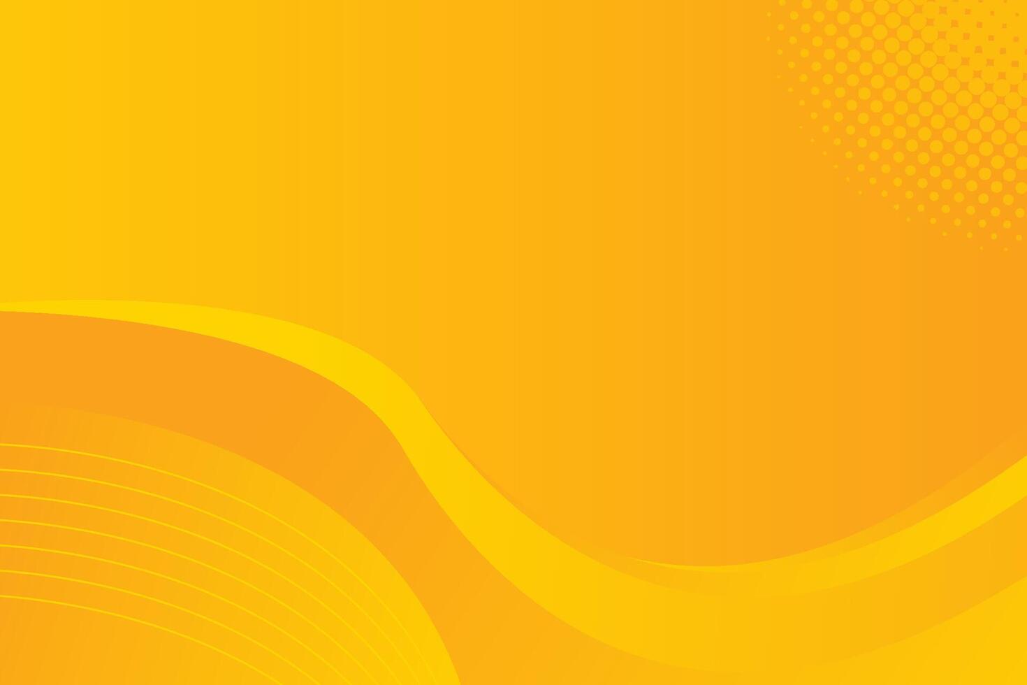 abstract yellow wave background vector