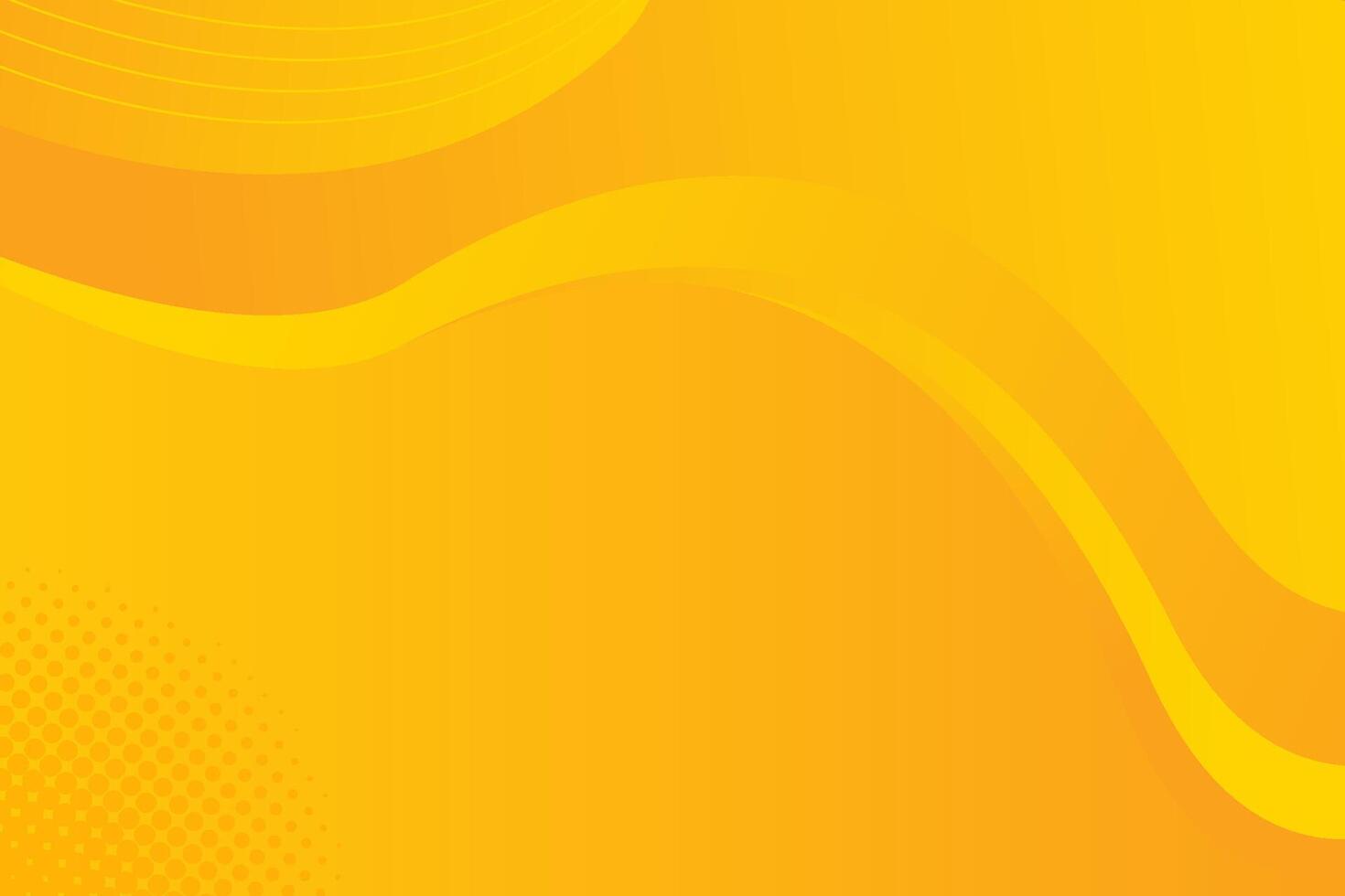 A yellow wave background vector