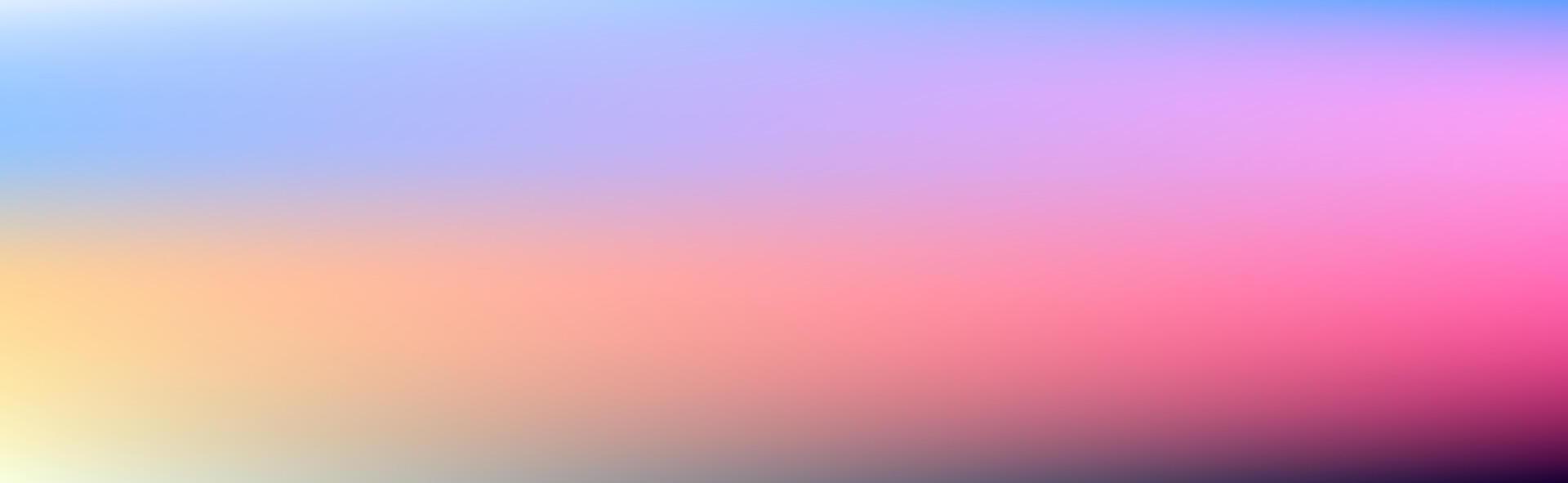 wide luminous pastel colorful gradient abstract background vector