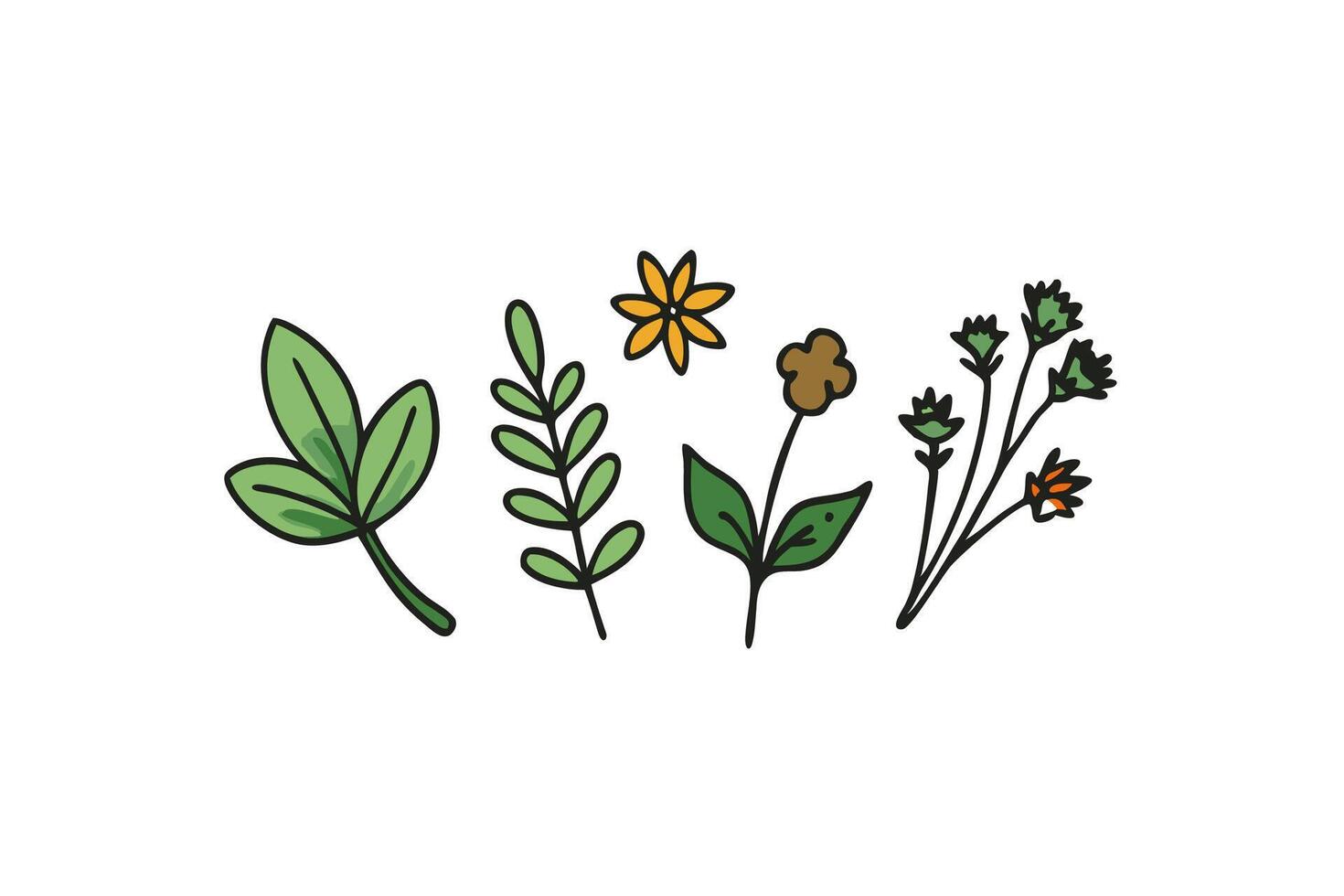 Vibrant Flower Illustration with Colorful Petals for Your Designs vector