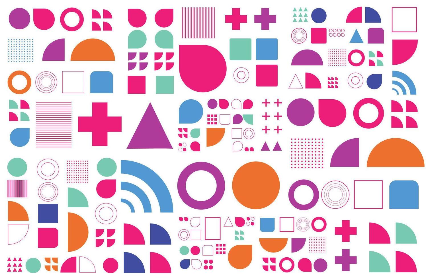 Colorful abstract background with geometric shape and lines vector