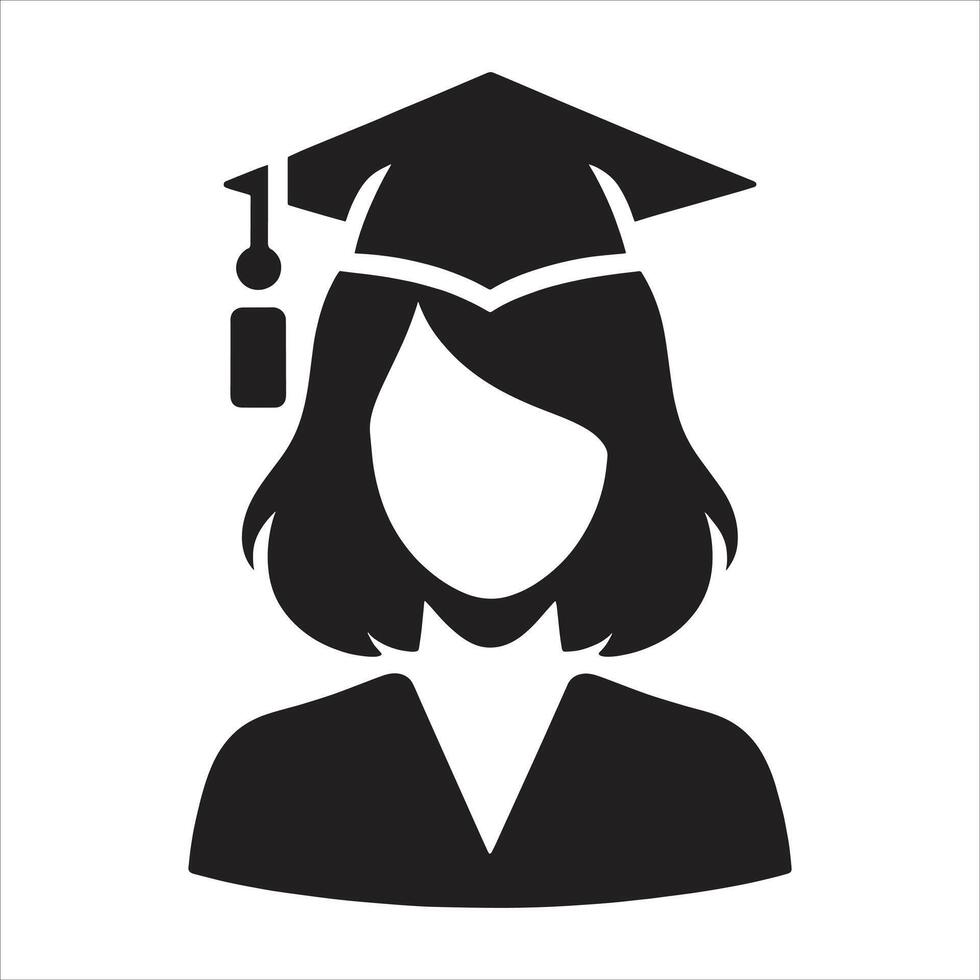 College Campus Graduated Student vector