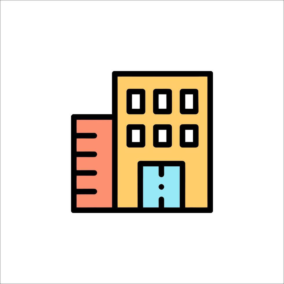 Building icon illustration vector