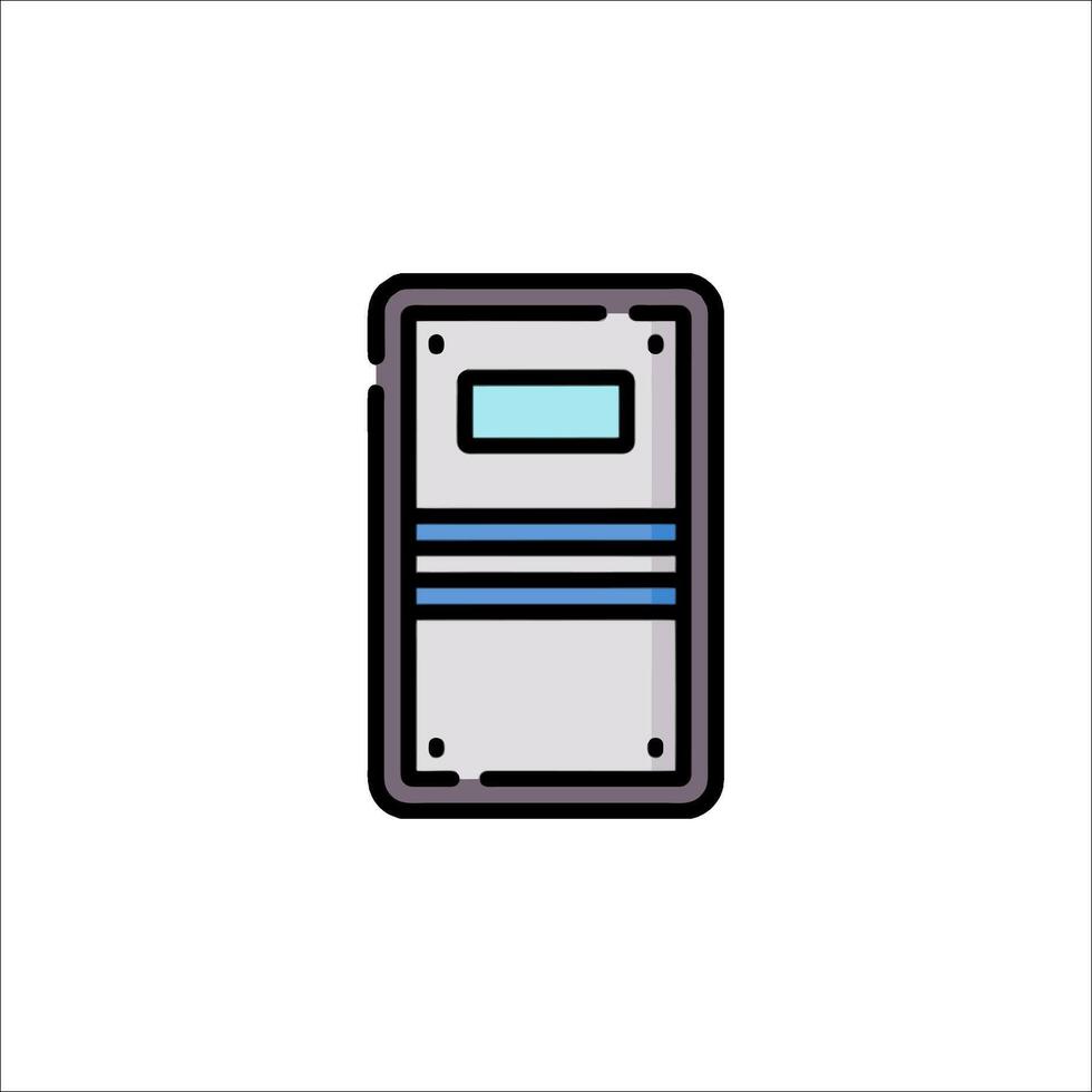 A computer icon on a white background vector