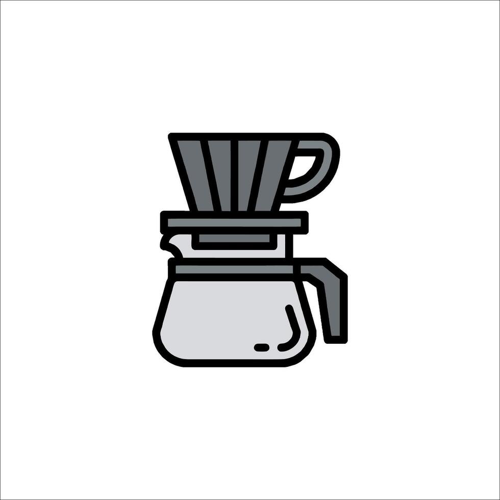 Coffee maker icon illustration vector