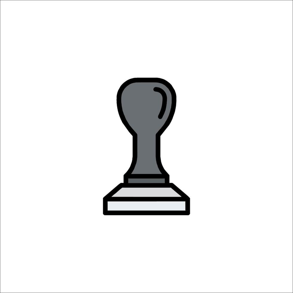 A stamp on a white background vector
