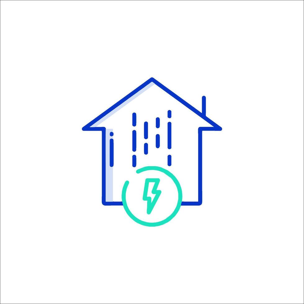 Electricity icon illustration vector