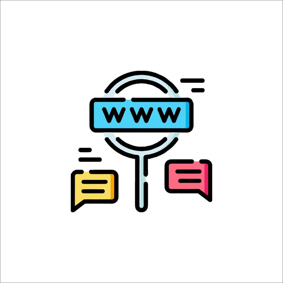 Website icon illustration vector