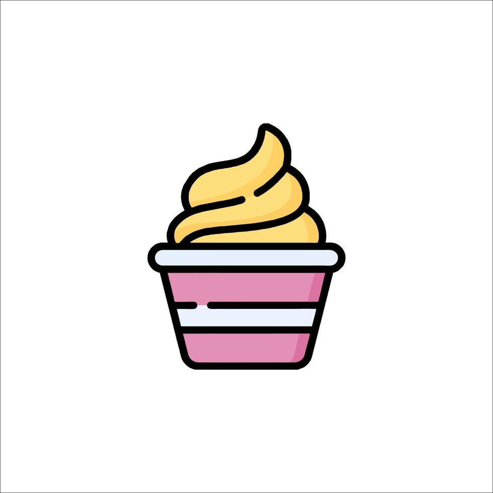 Ice cream icon illustration vector
