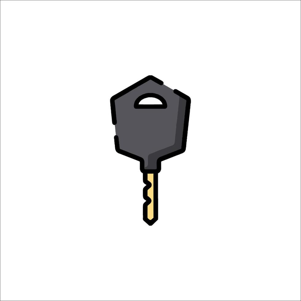 A key icon on a white background vector