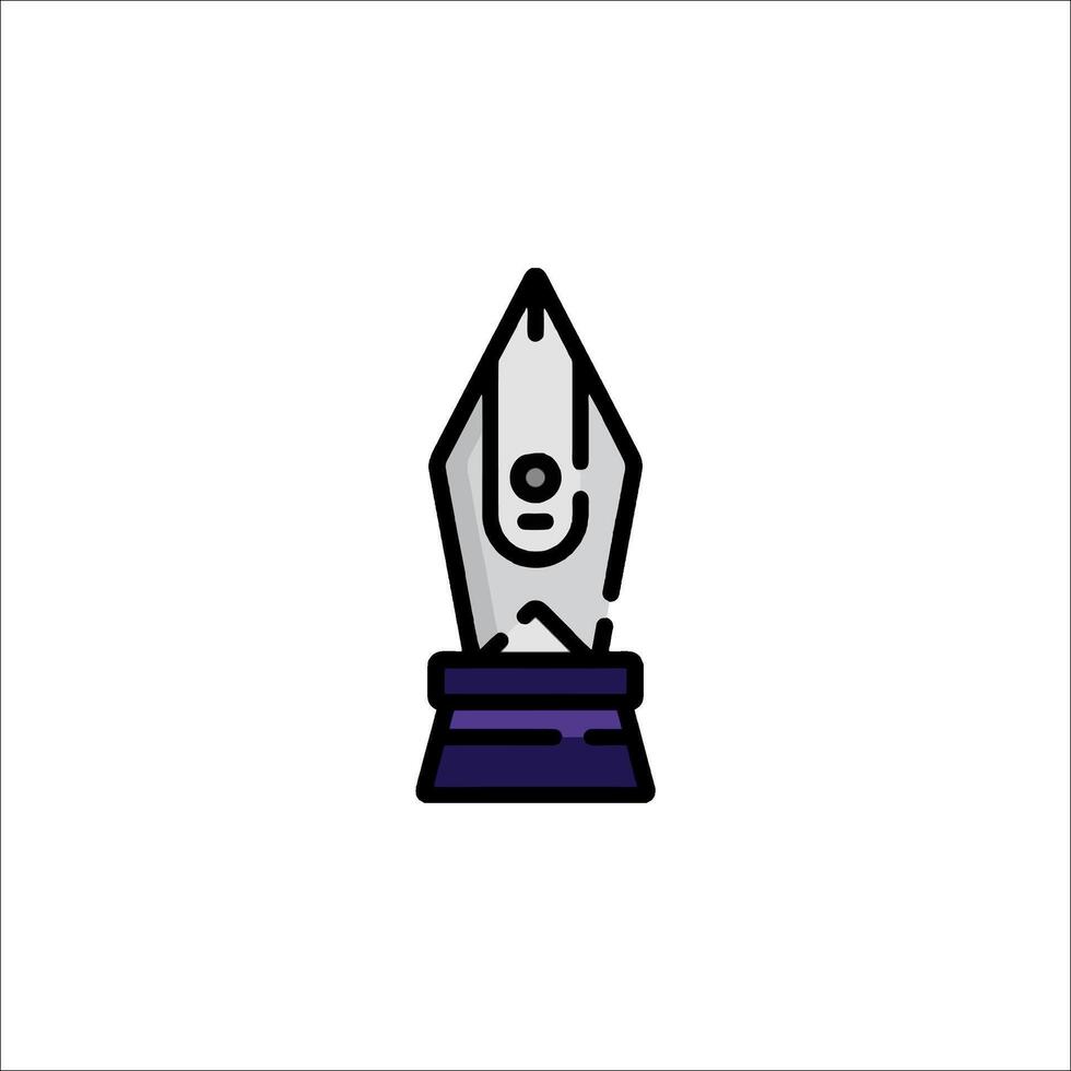 A pen and ink on a white background vector
