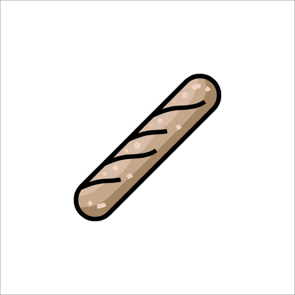 A bread stick icon on a white background vector