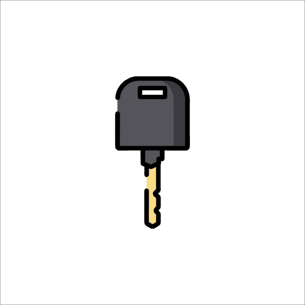 Car key icon vector