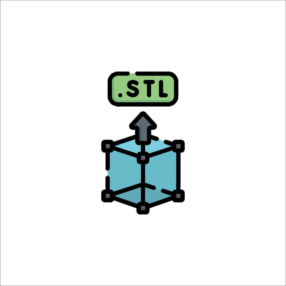 A cube with the word ssl on it vector