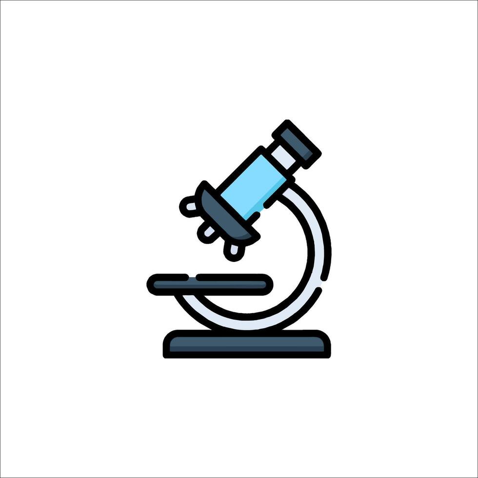 Microscope icon illustration vector