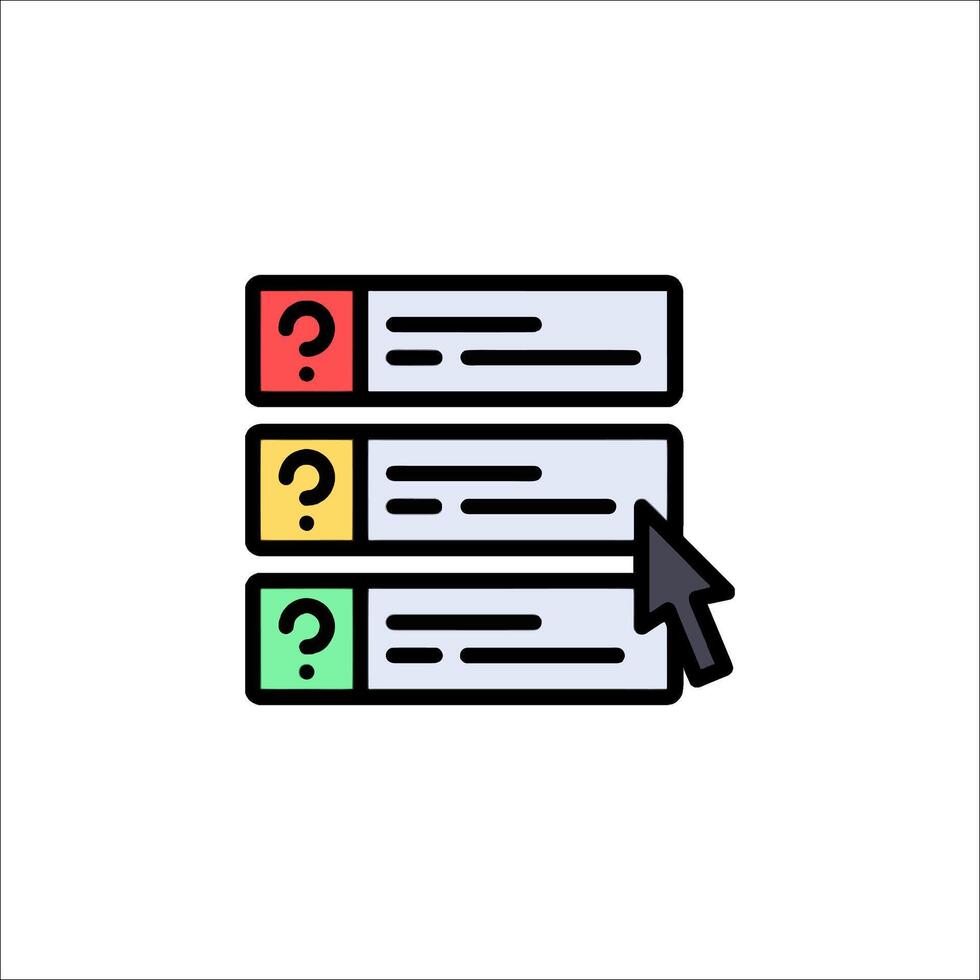 Question mark icon illustration vector