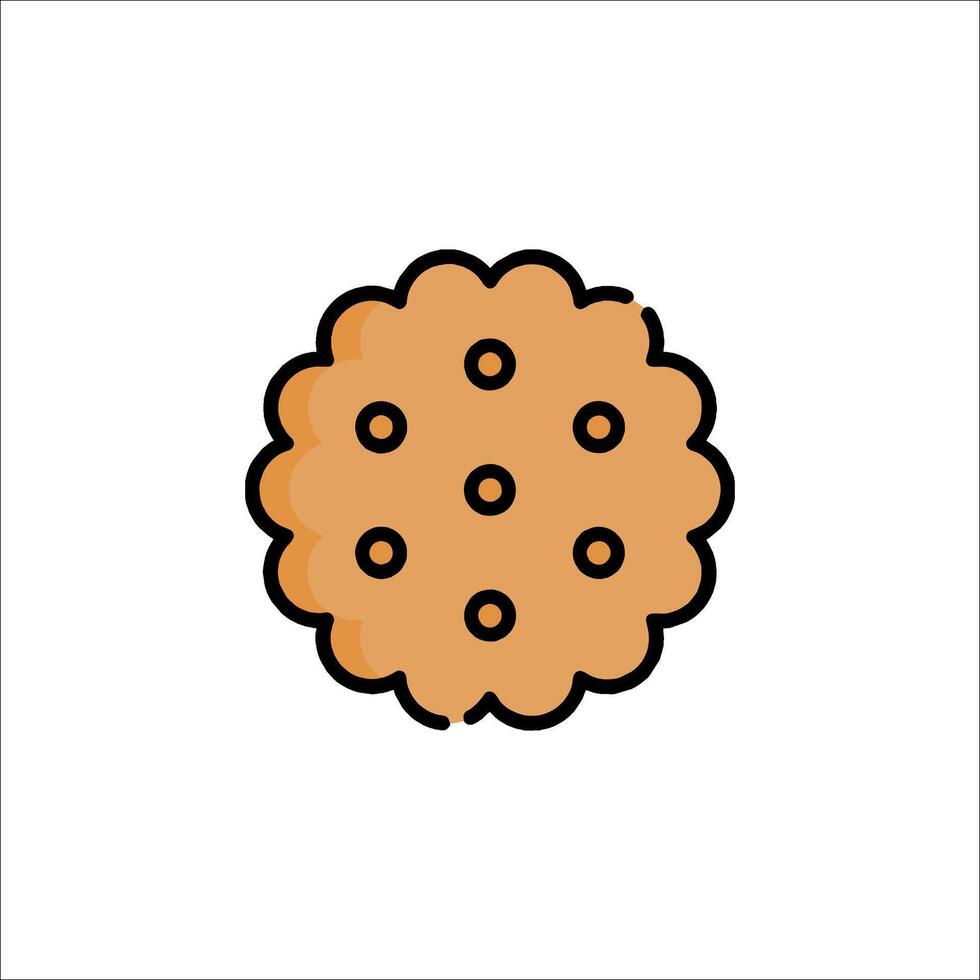 Cookie icon illustration vector