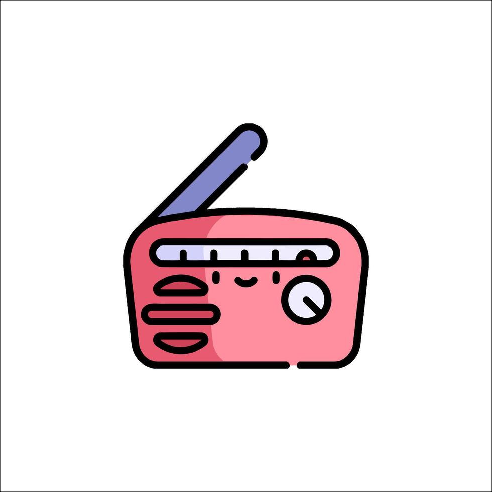 Radio icon illustration vector