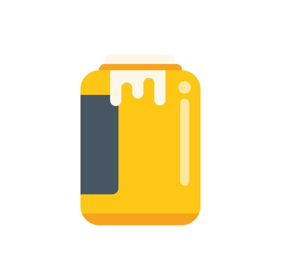 Cold beer in aluminum can with condensation dripping vector