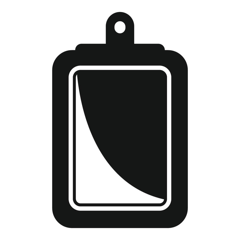 Car air freshener hanging icon, simple style vector