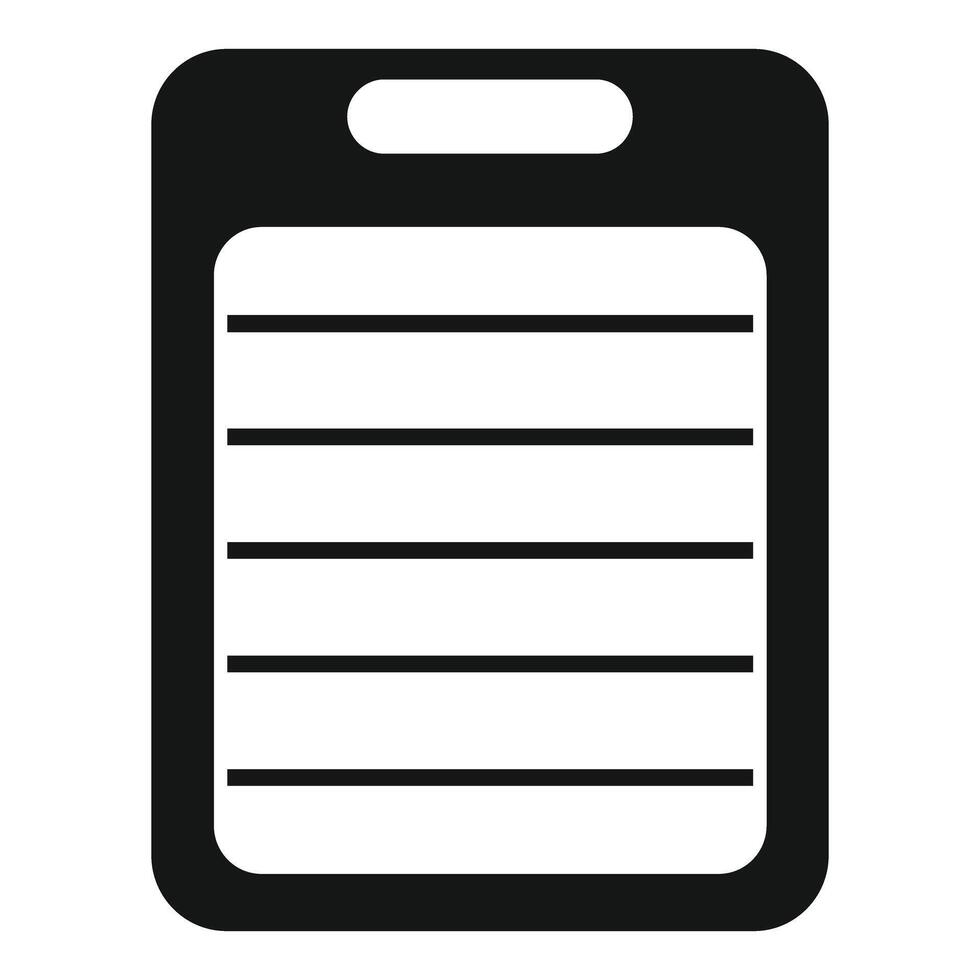 Black plastic cutting board with grooves for draining liquids vector