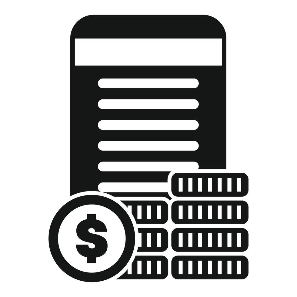 Mobile banking app managing money and making online payment vector