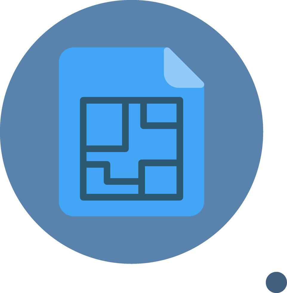 Bluerint Colorful Icon Icon vector