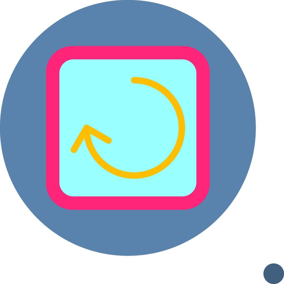 Reload Colorful Icon Icon vector