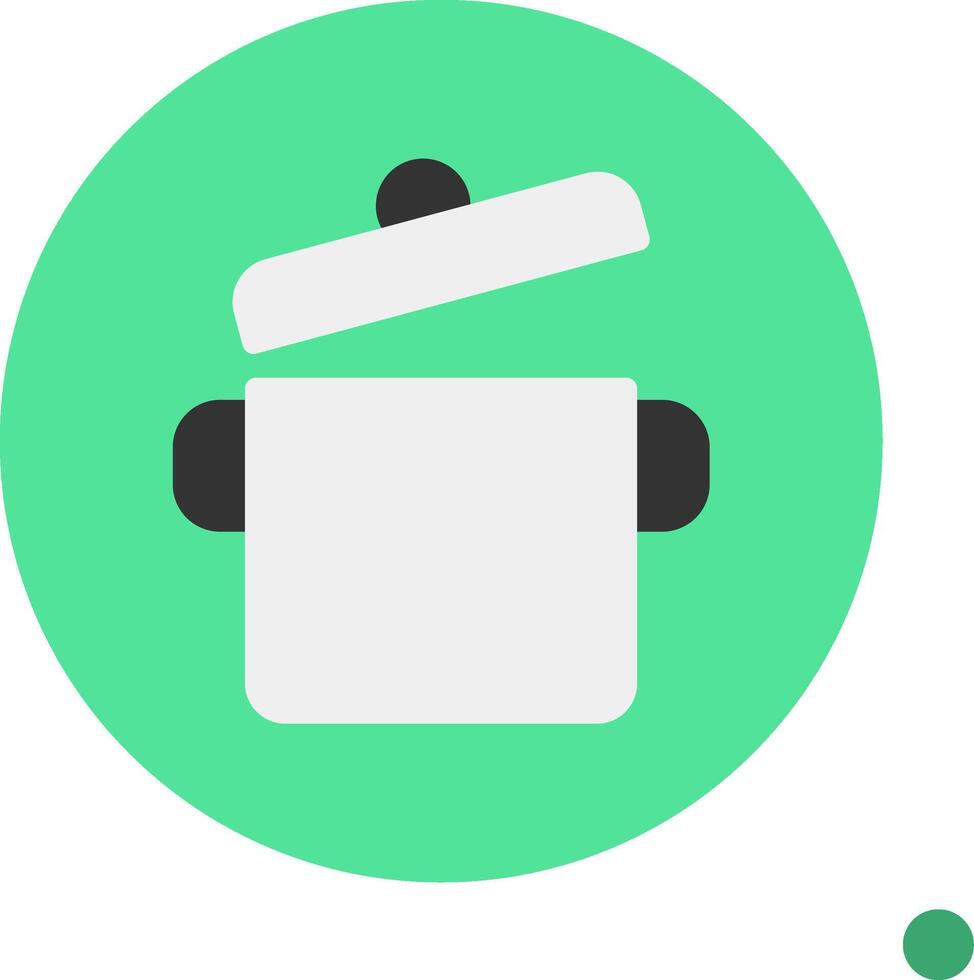 Cooking Pot Colorful Icon Icon vector