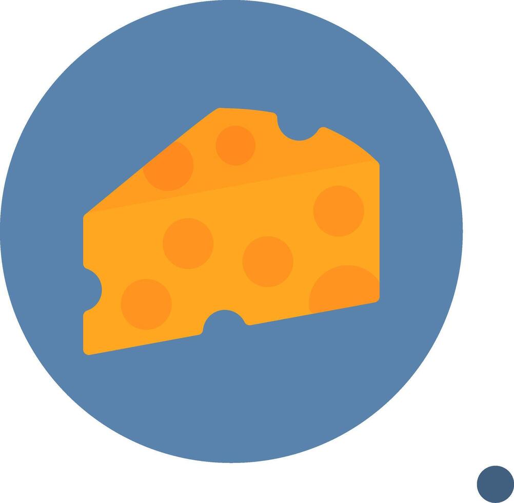 Cheez Colorful Icon Icon vector