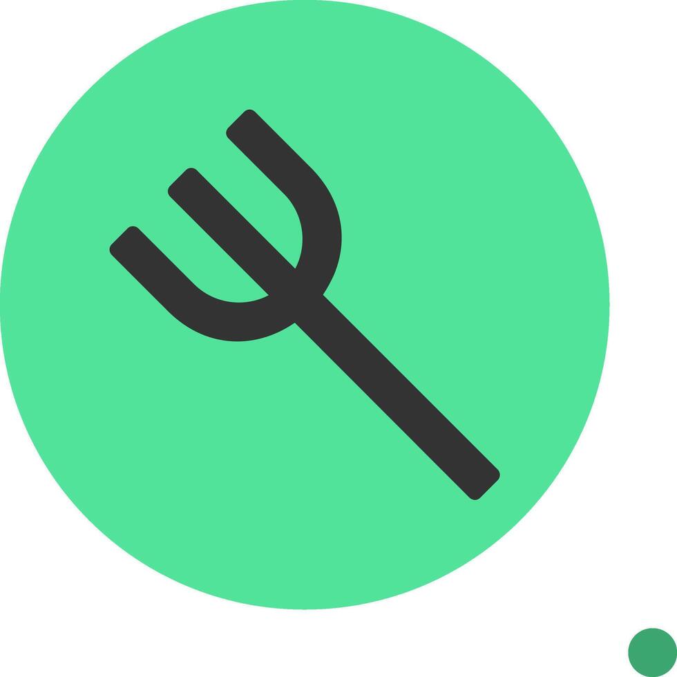 Fork Colorful Icon Icon vector