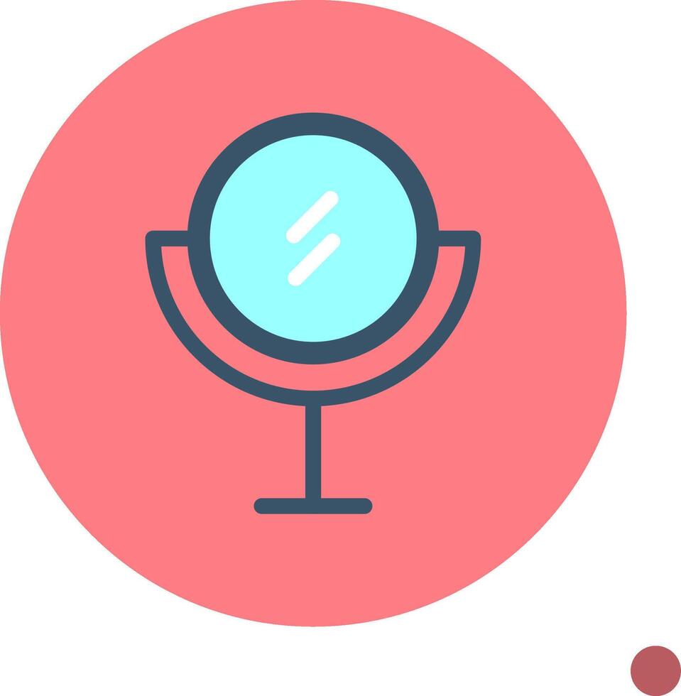 Mackup Mirror Colorful Icon Icon vector