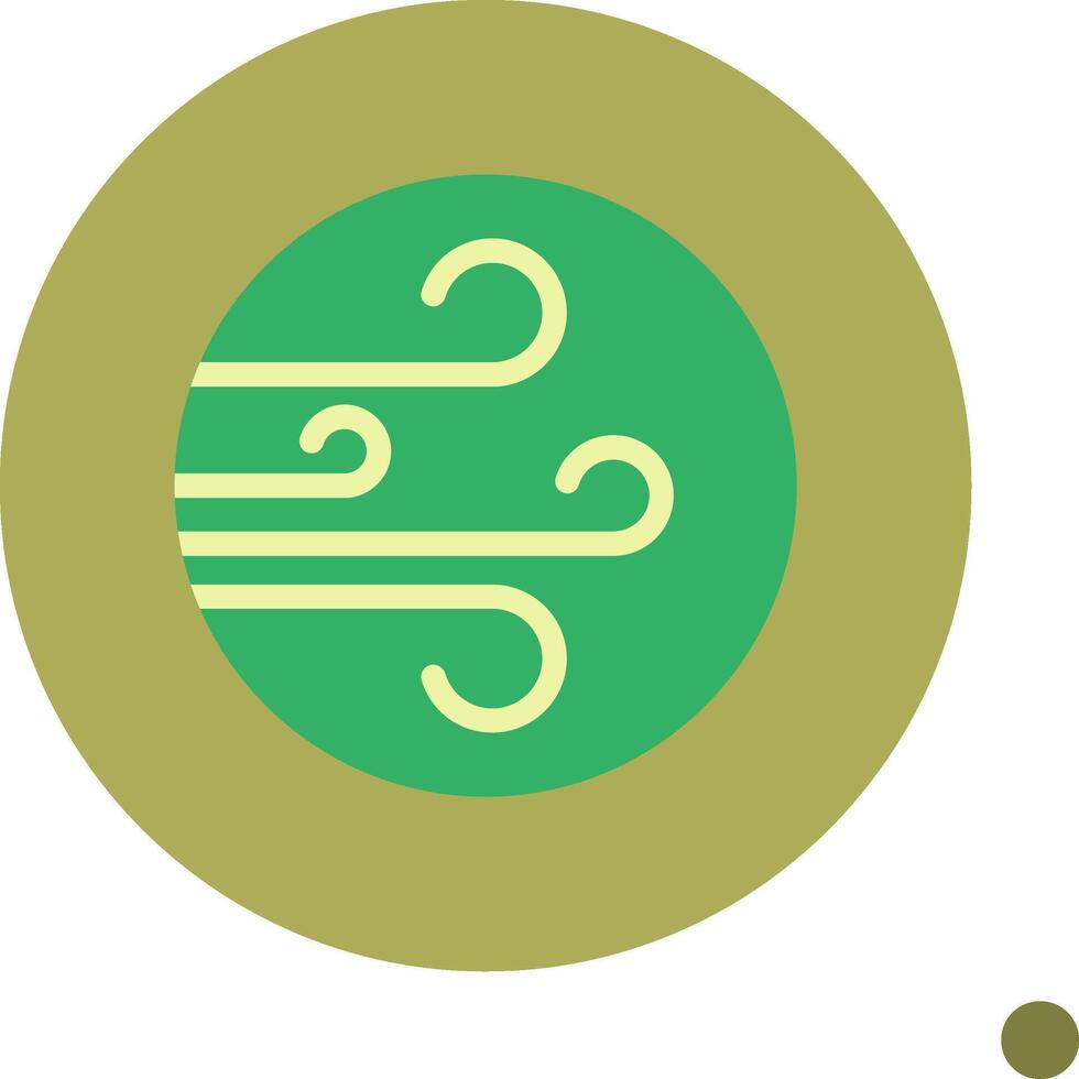 Wind Colorful Icon Icon vector