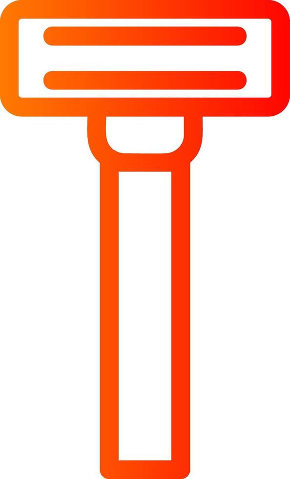 Razor Colorful Icon Icon vector