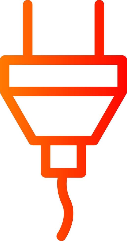 Plug Colorful Icon Icon vector