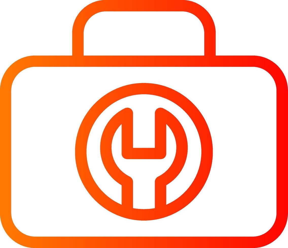 Toolbox Colorful Icon Icon vector