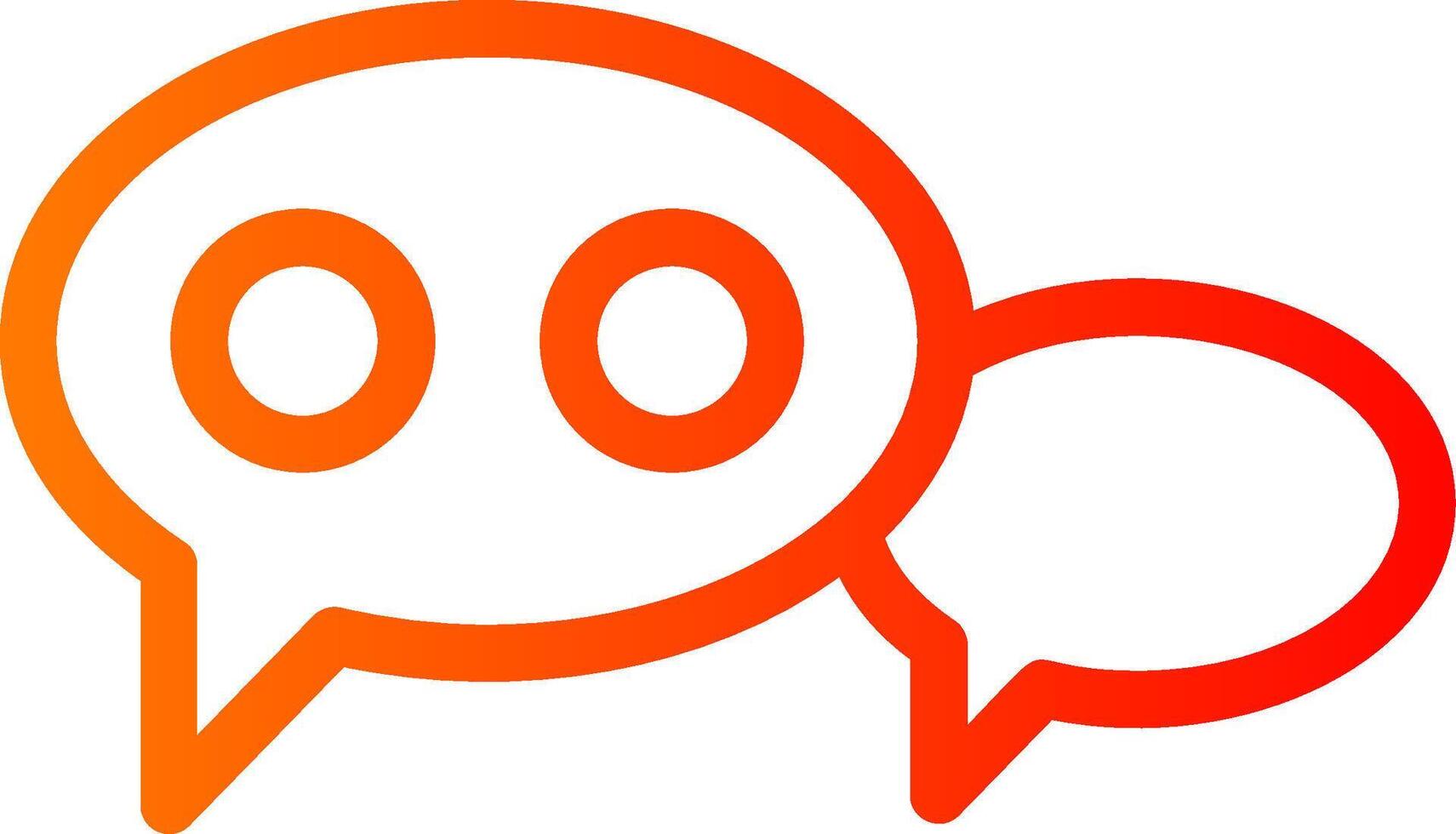 Chat Colorful Icon Icon vector