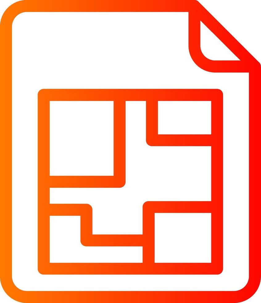 Bluerint Colorful Icon Icon vector