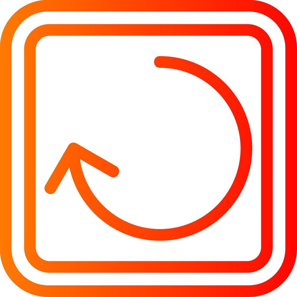 Reload Colorful Icon Icon vector