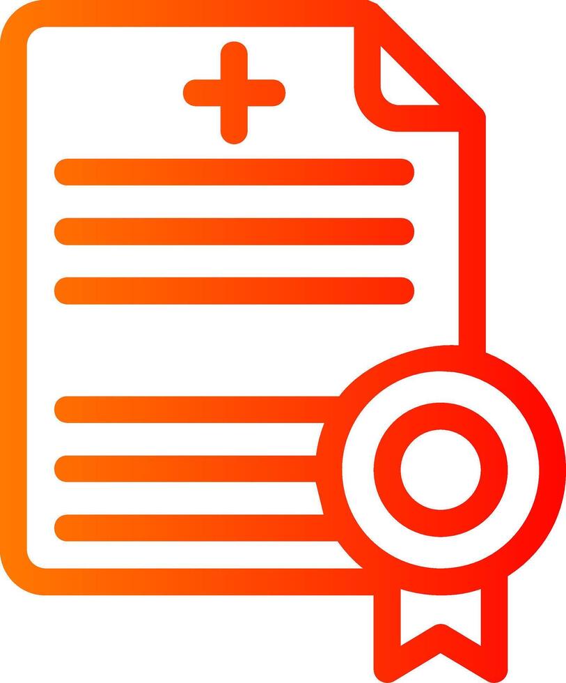 License Colorful Icon Icon vector