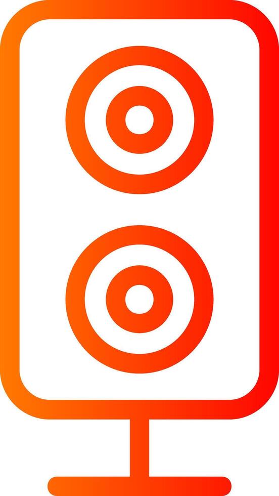 Speaker Colorful Icon Icon vector