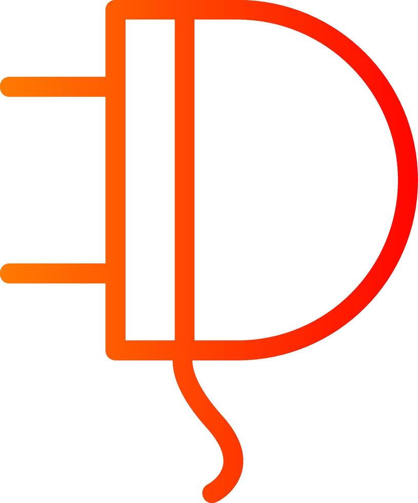 Charger Plug Colorful Icon Icon vector