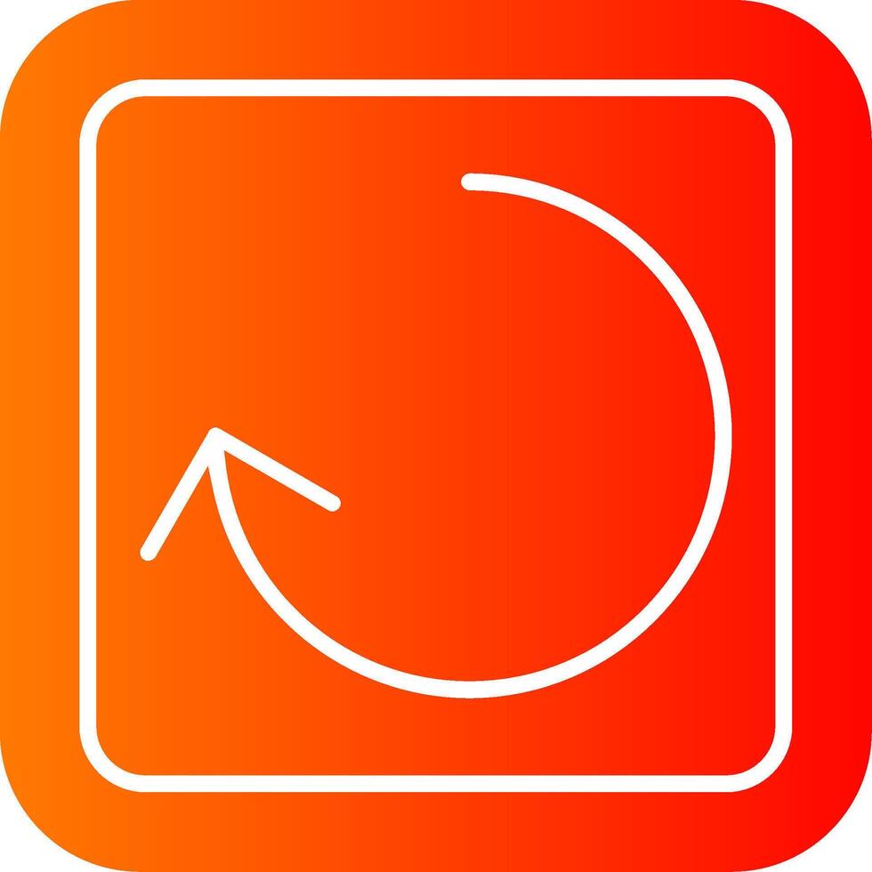Reload Colorful Icon Icon vector