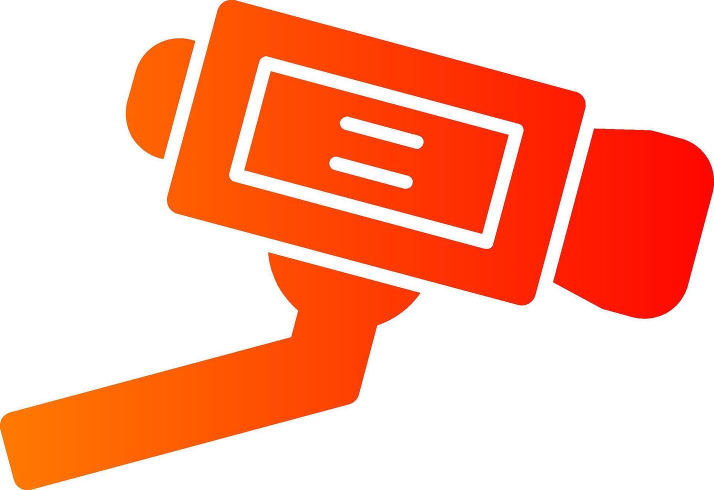 Cctv Colorful Icon Icon vector