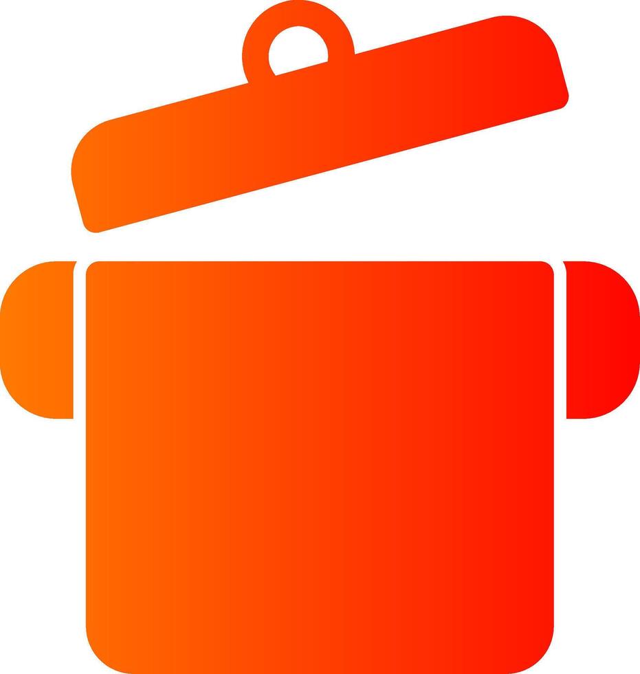 Cooking Pot Colorful Icon Icon vector